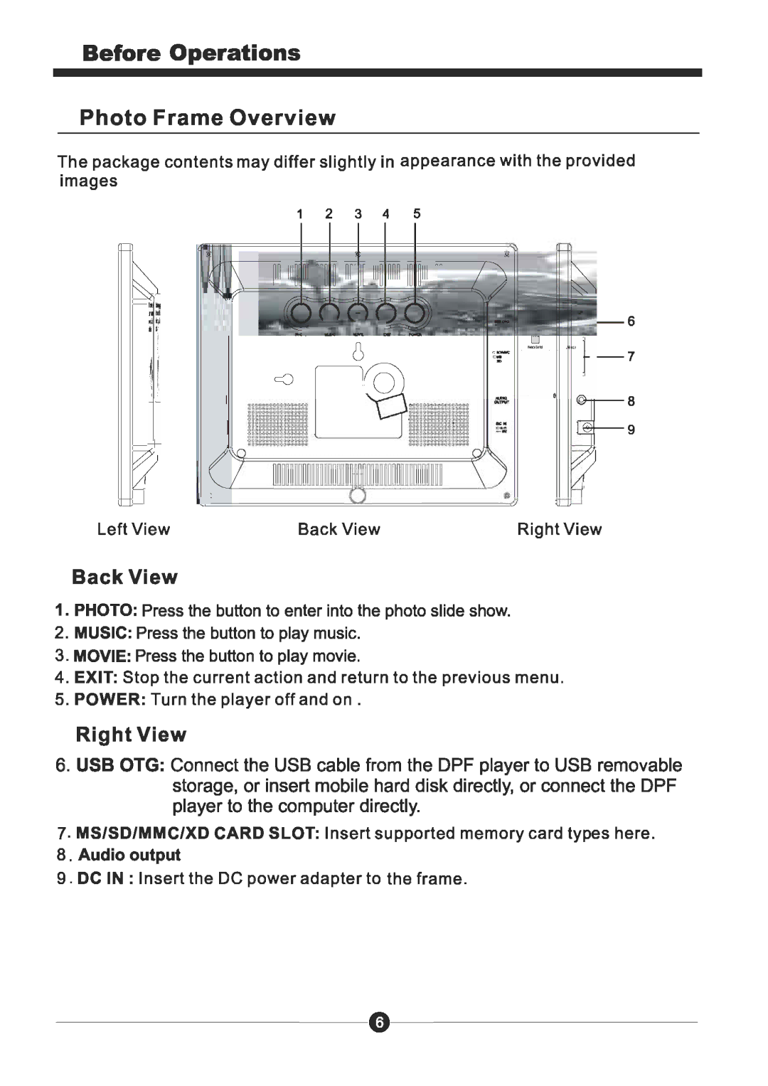 Sungale CD806 manual 