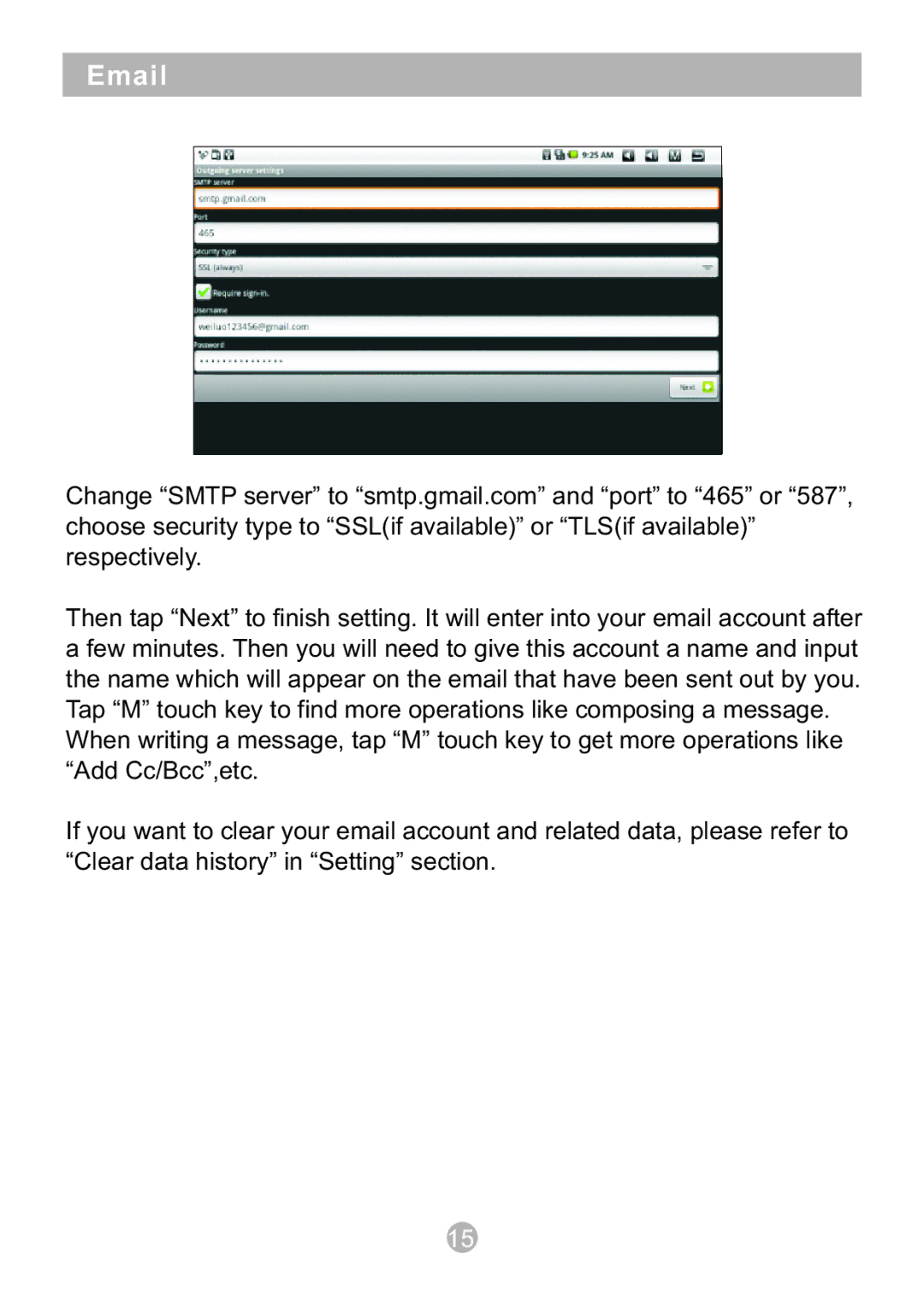 Sungale ID1010WTA user manual 