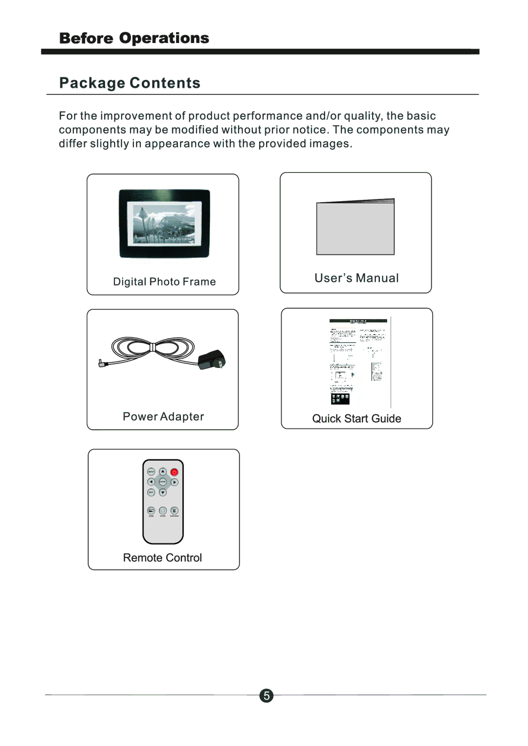 Sungale PF 1023 manual 