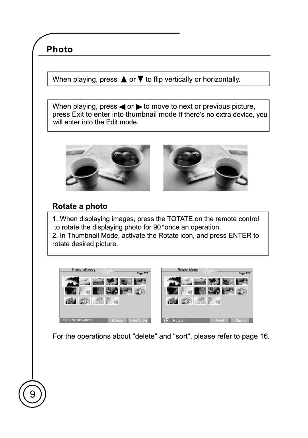 Sungale PF701 manual 