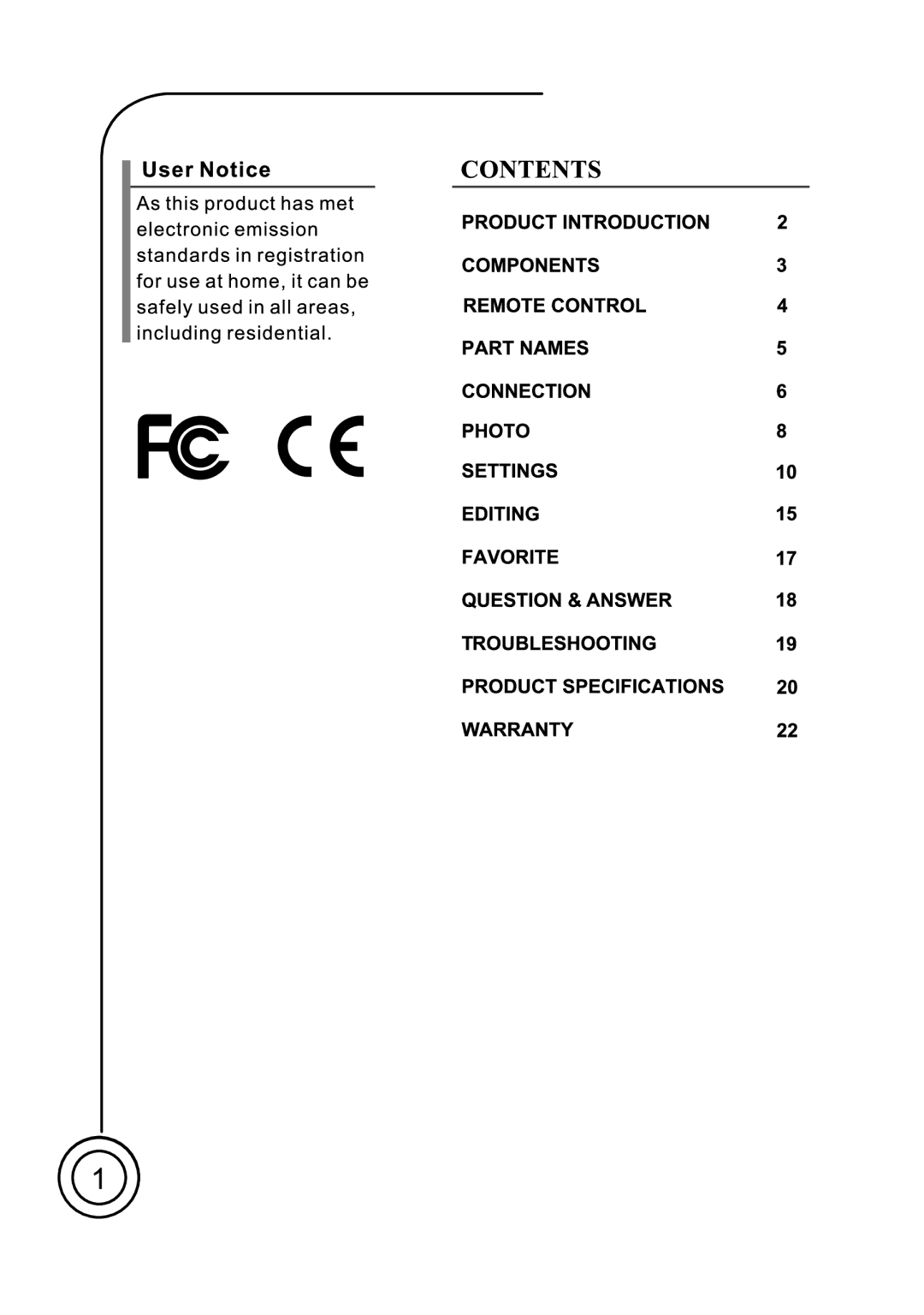 Sungale PF701 manual 