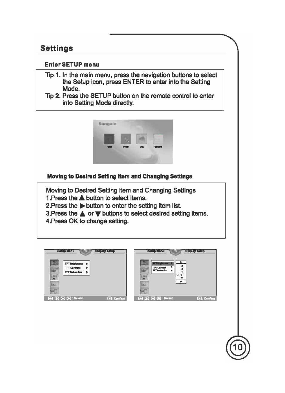 Sungale PF703 manual 