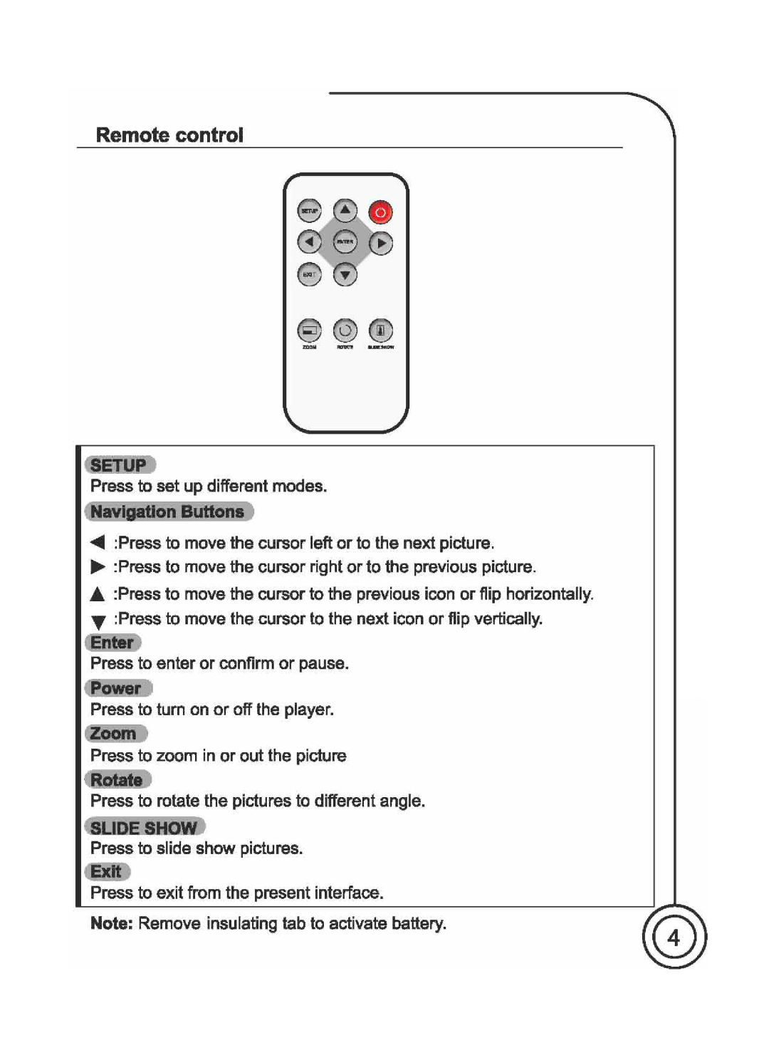 Sungale PF703 manual 