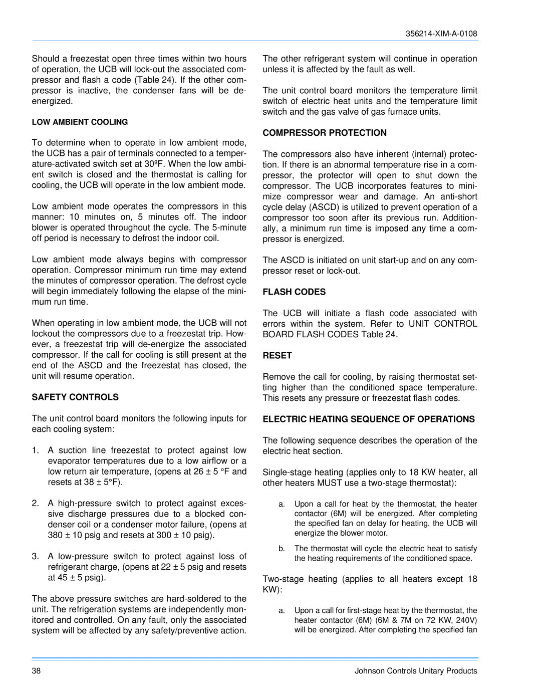 Sunlife Enterprises DM180, DM300, DM240 installation manual Safety Controls, Compressor Protection, Flash Codes, Reset 