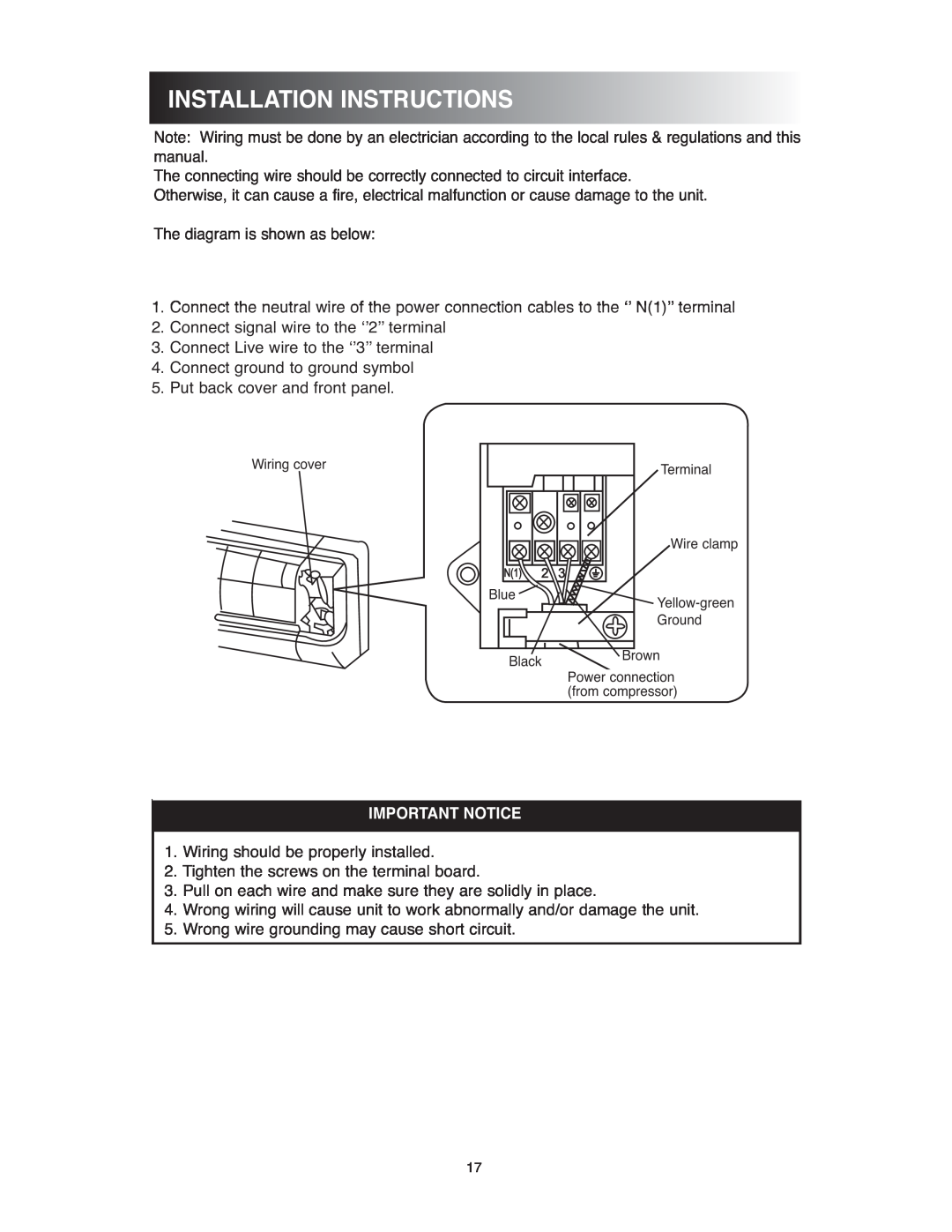 Sunrise Global 13-05024, 13-05020 owner manual Important Notice, Installationinstructions 