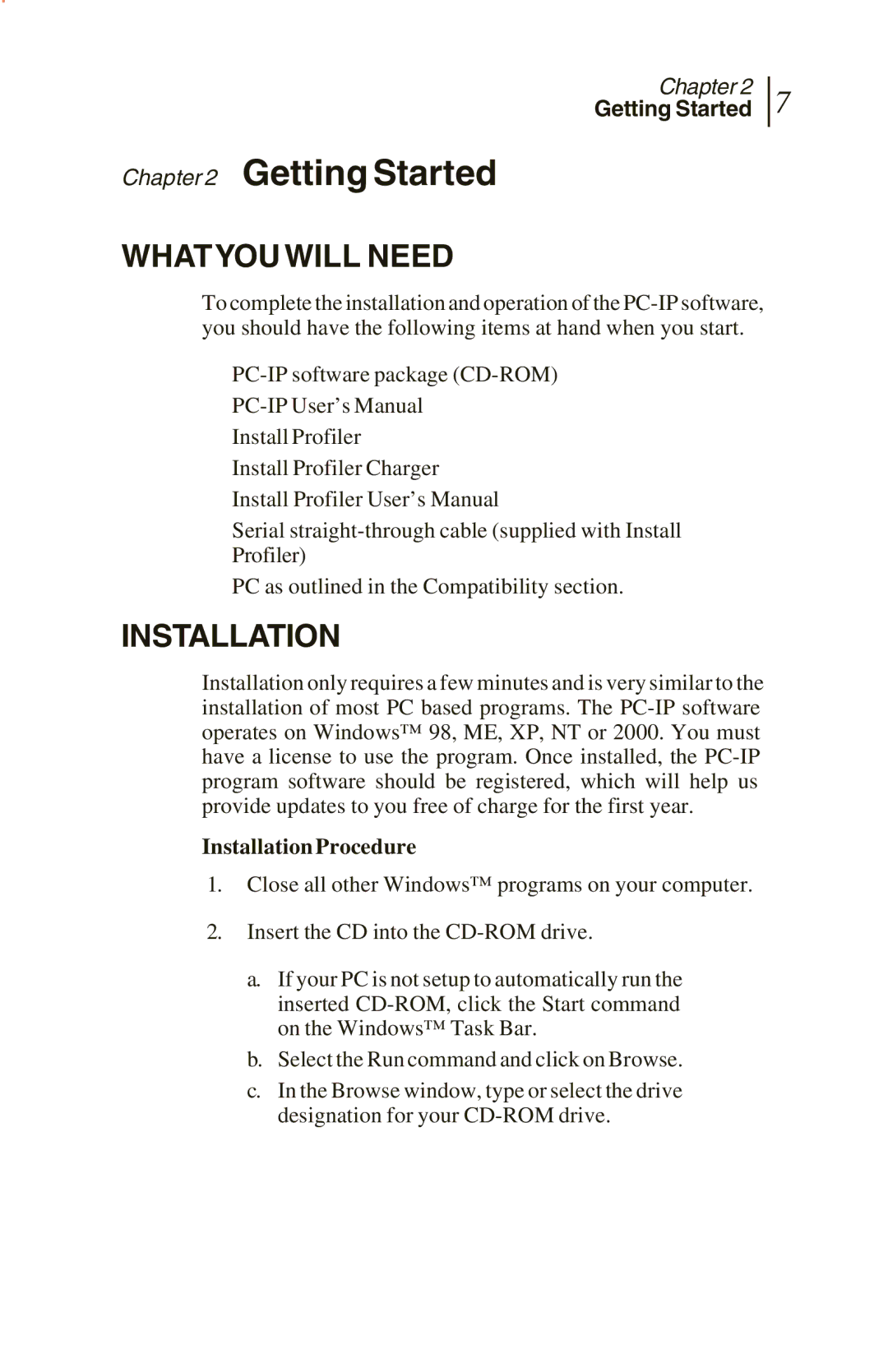 Sunrise Global and CM500 IP, CM250 IP, CM100 IP manual Whatyouwill Need, Installation, Getting Started 