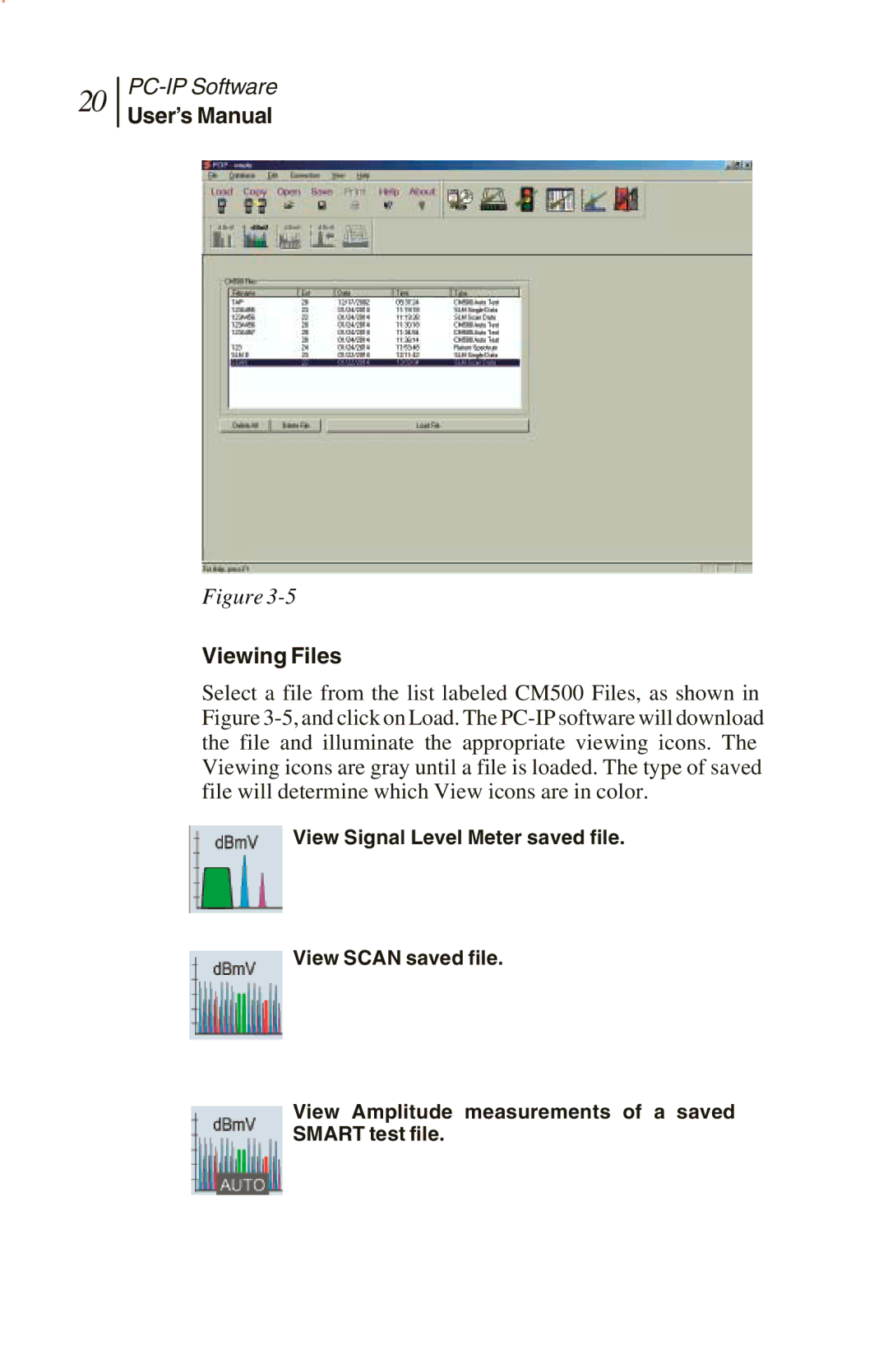 Sunrise Global CM250 IP, CM100 IP, and CM500 IP manual User’s Manual Viewing Files 