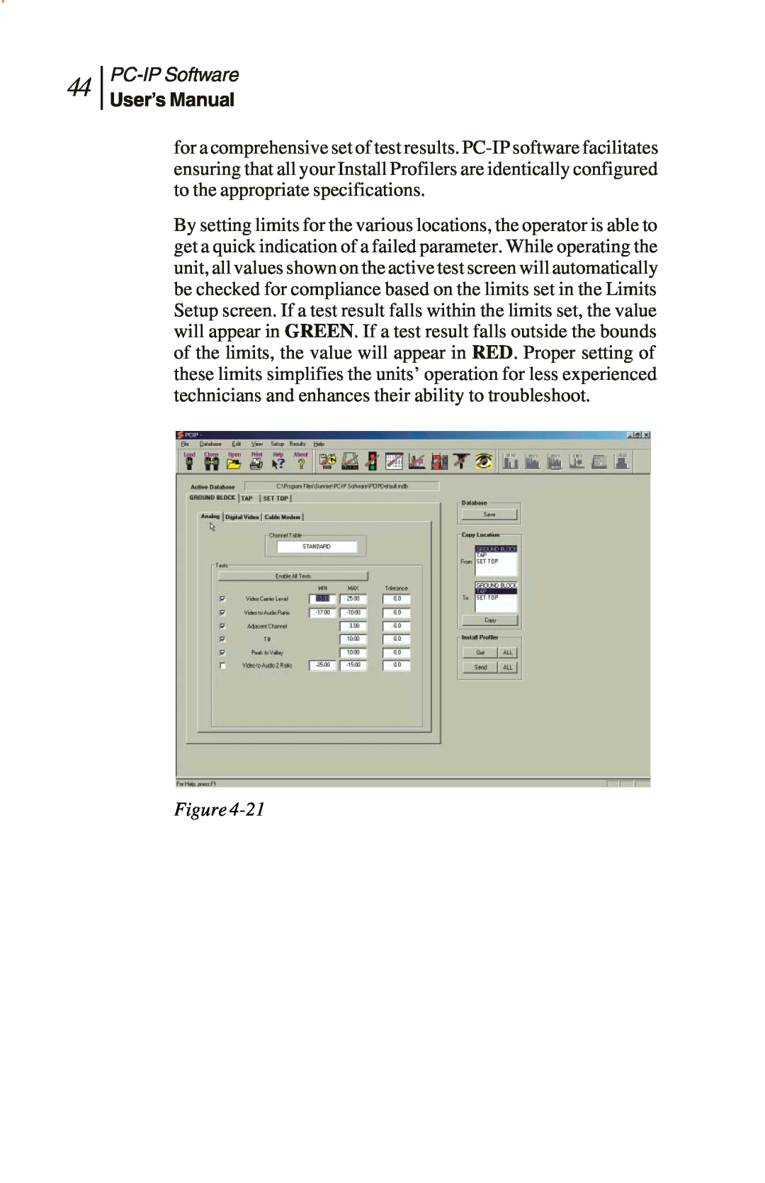 Sunrise Global CM250 IP, CM100 IP, and CM500 IP manual PC-IPSoftware, User’s Manual, Figure 