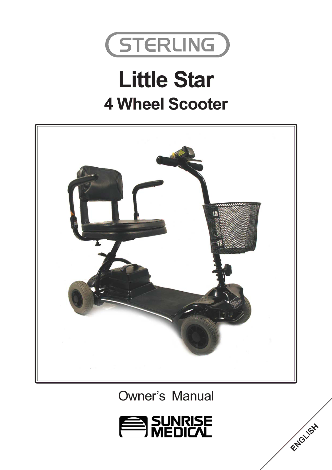 Sunrise Medical Mobility Scooter owner manual Little Star 