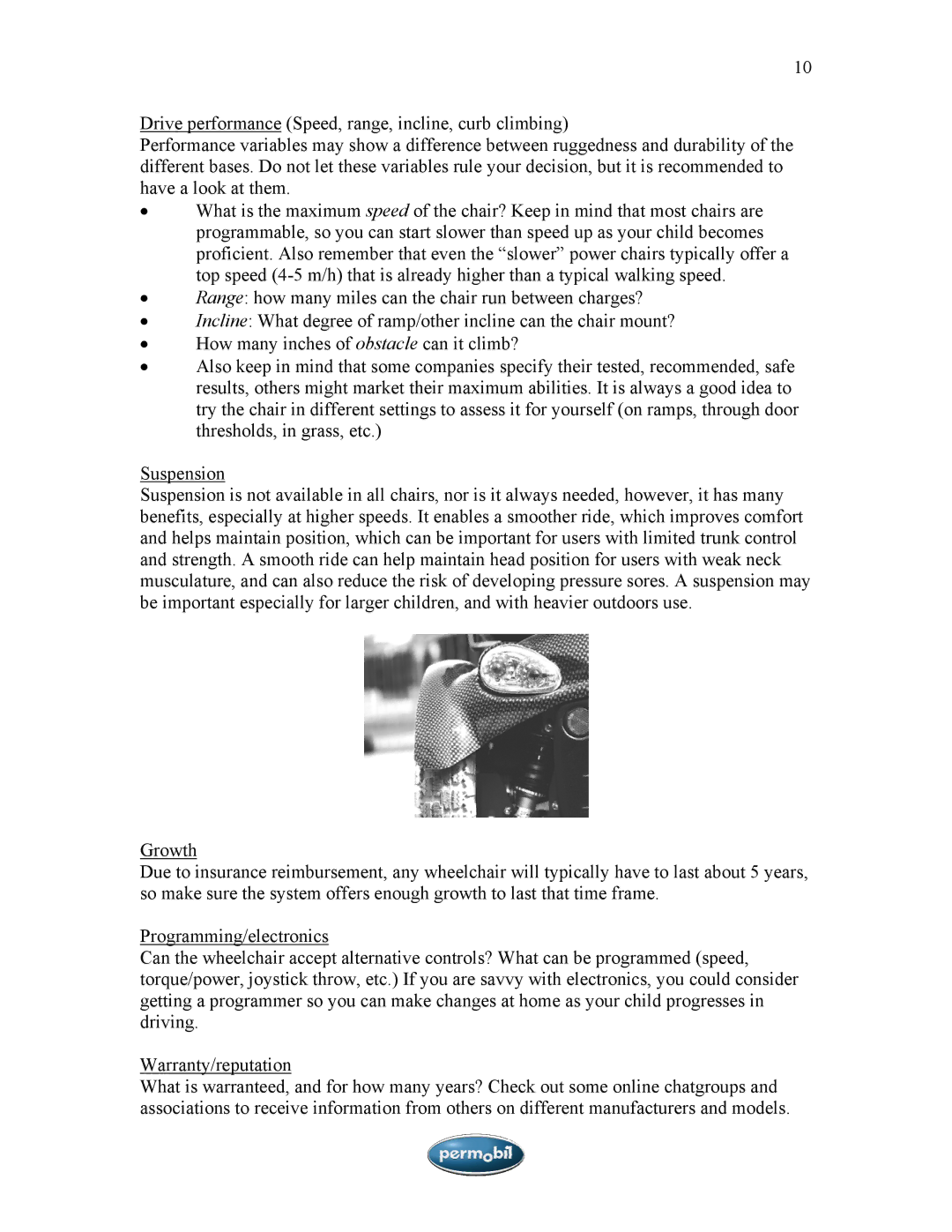 Sunrise Medical SMA manual 