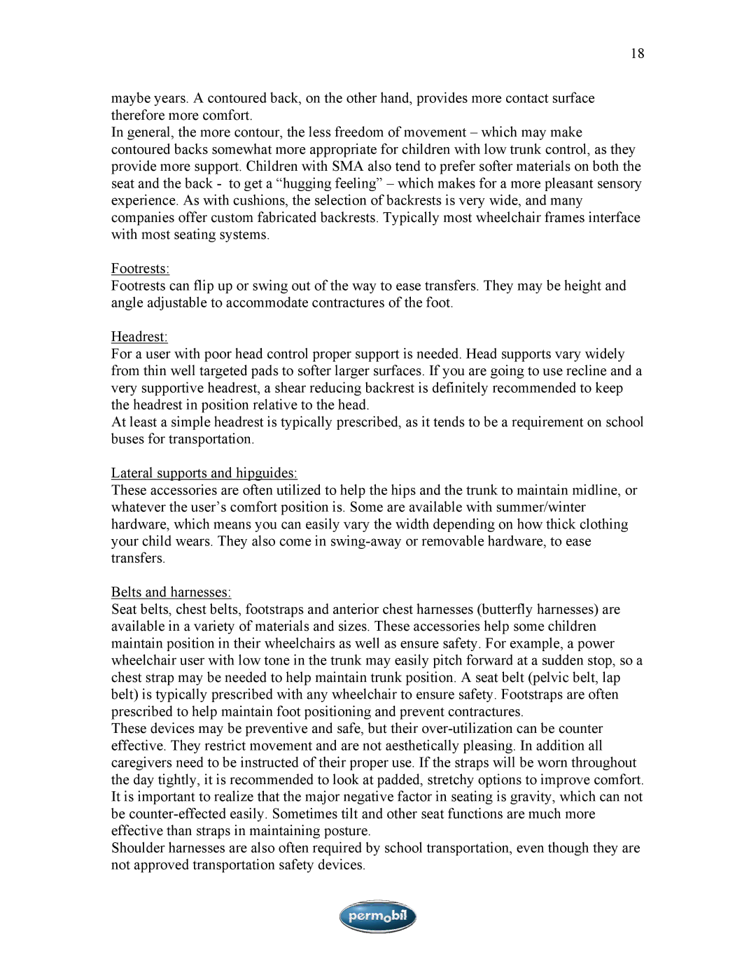 Sunrise Medical SMA manual 