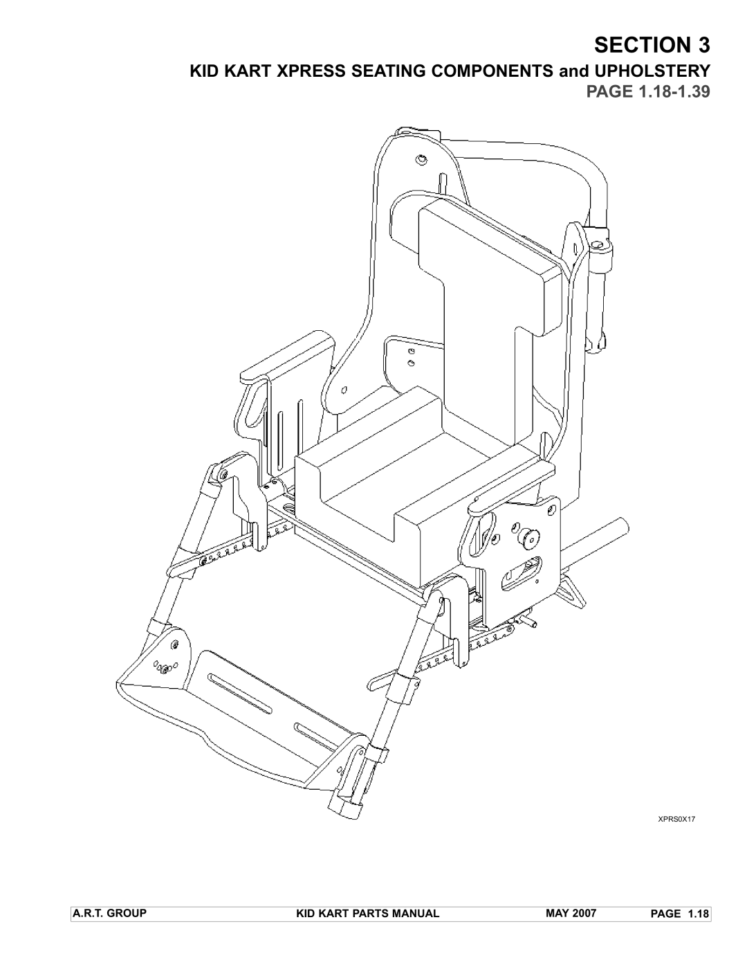 Sunrise Medical Stroller manual KID Kart Xpress Seating Components and Upholstery 