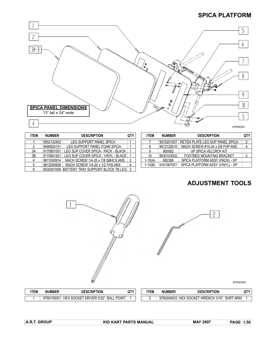 Sunrise Medical Stroller manual Spica Platform, Adjustment Tools, LEG Support Panel Foam Spica 