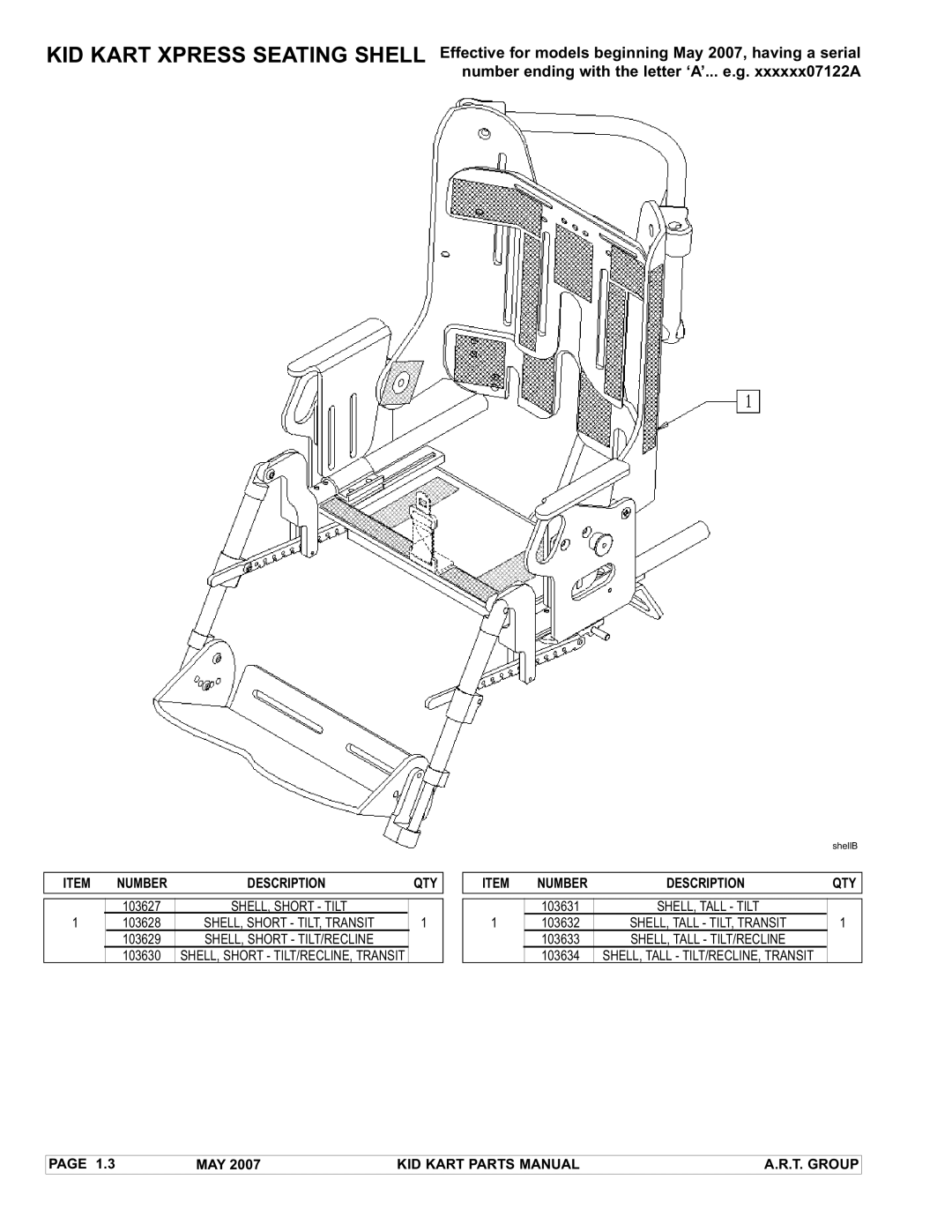 Sunrise Medical Stroller manual SHELL, Short TILT/RECLINE, Transit 