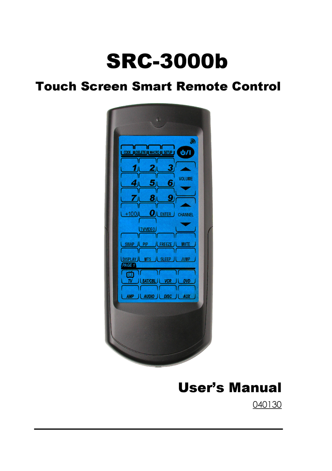 Sunwave Tech SRC-3000b manual 