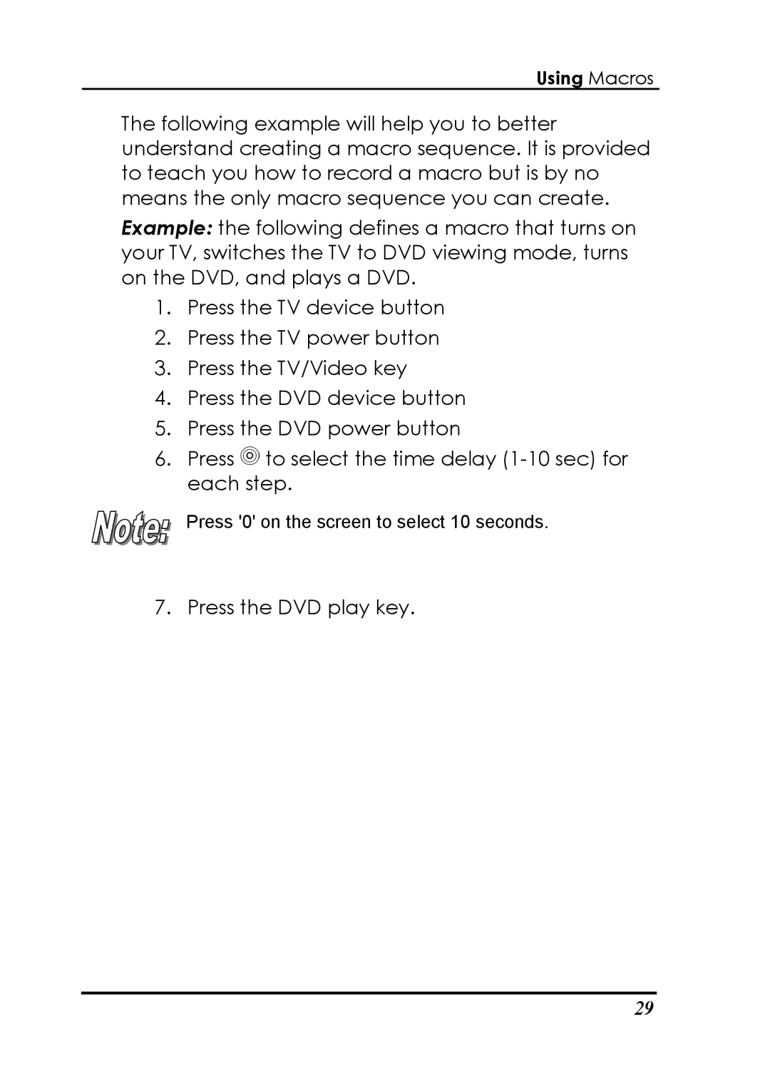 Sunwave Tech 3815, SRC-3810 manual Press the DVD play key 