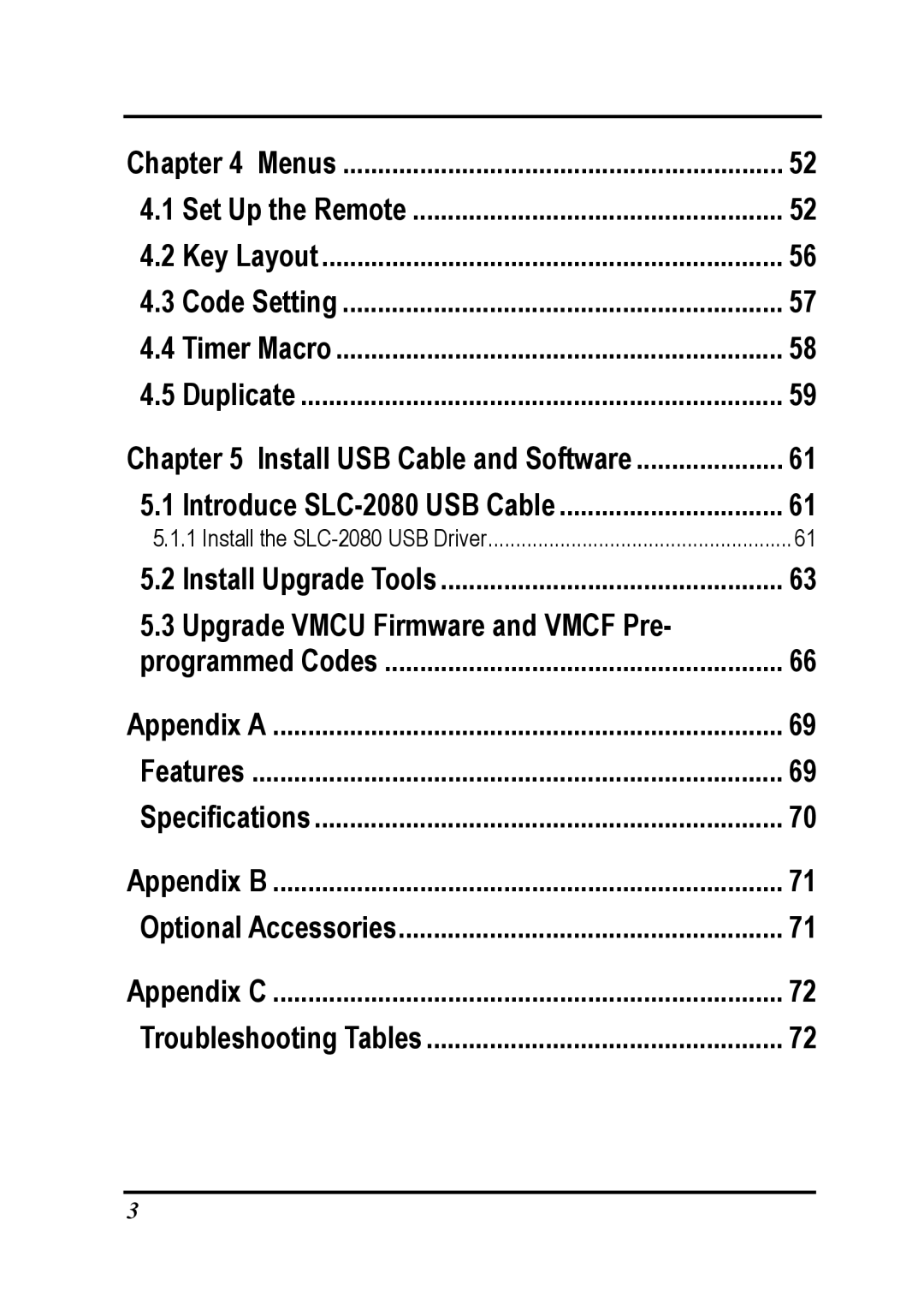 Sunwave Tech SRC-7000 manual Install the SLC-2080 USB Driver 