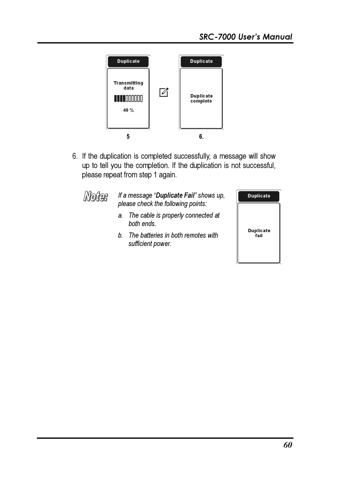 Sunwave Tech manual SRC-7000 User’s Manual 