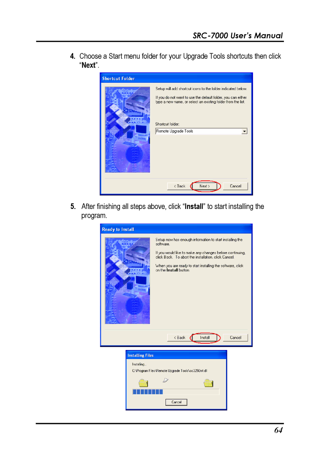 Sunwave Tech manual SRC-7000 User’s Manual 