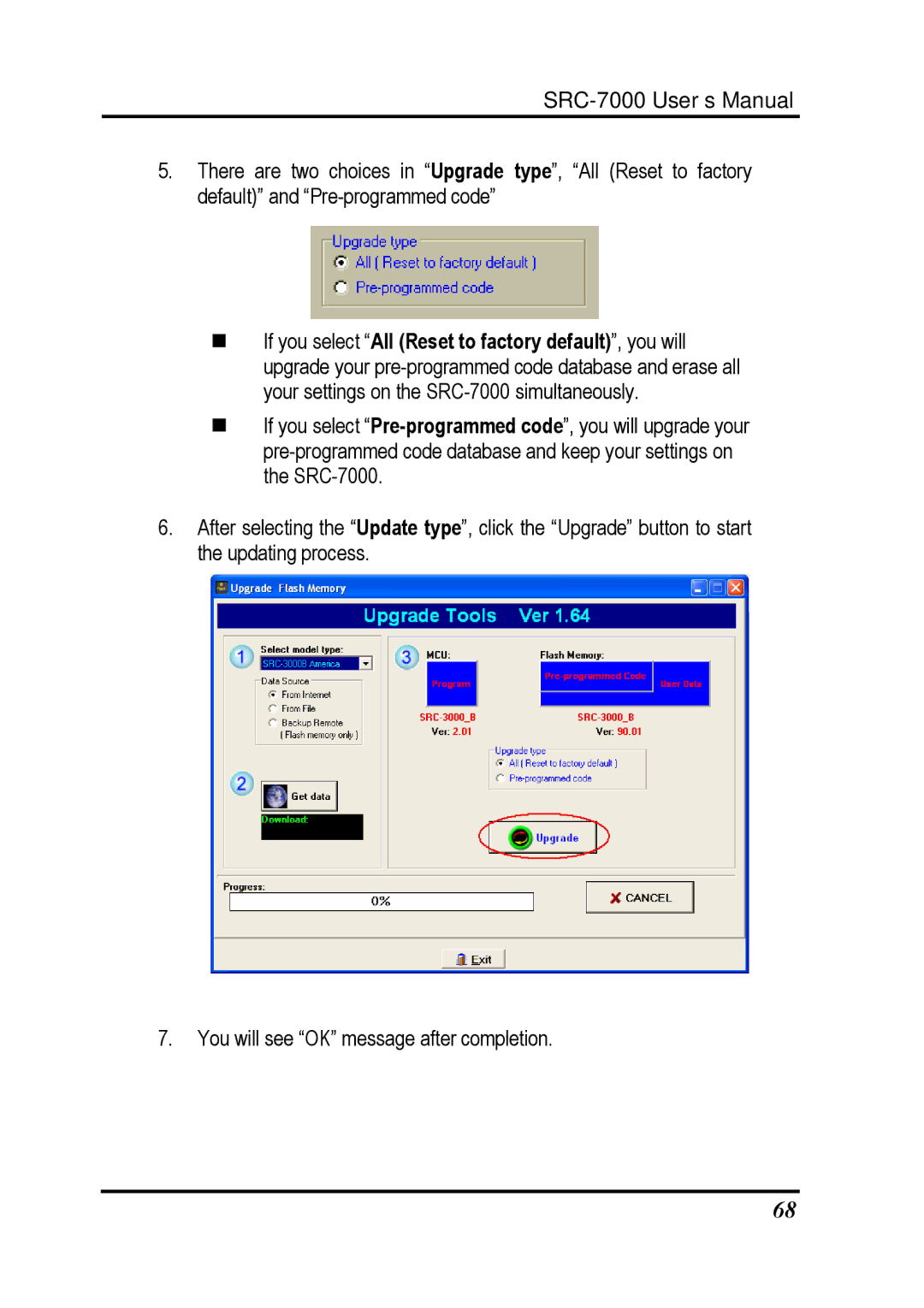 Sunwave Tech manual SRC-7000 User’s Manual 