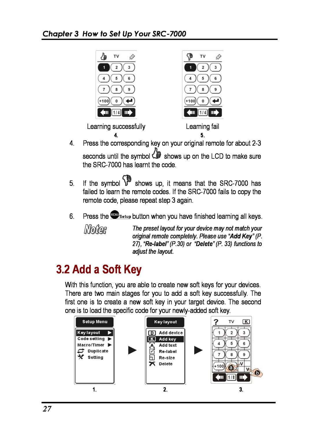 Sunwave Tech manual Add a Soft Key, How to Set Up Your SRC-7000 