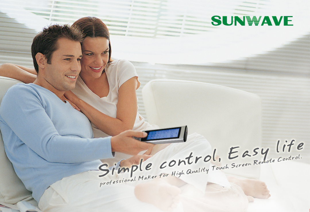 Sunwave Tech Touch Screen Remote Control manual 