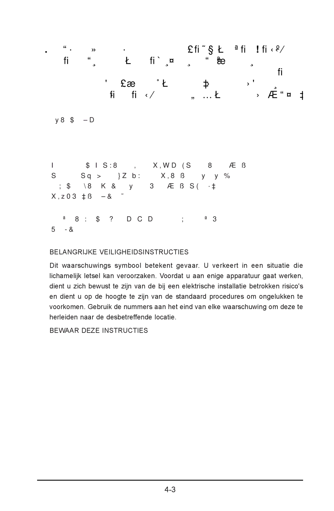 SUPER MICRO Computer 1012G-MTF user manual Bewaar Deze Instructies 