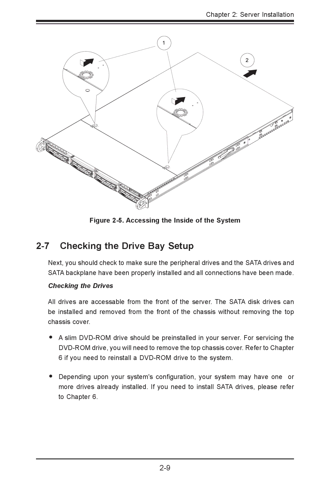 SUPER MICRO Computer 1022G-URF user manual Checking the Drive Bay Setup, Checking the Drives 