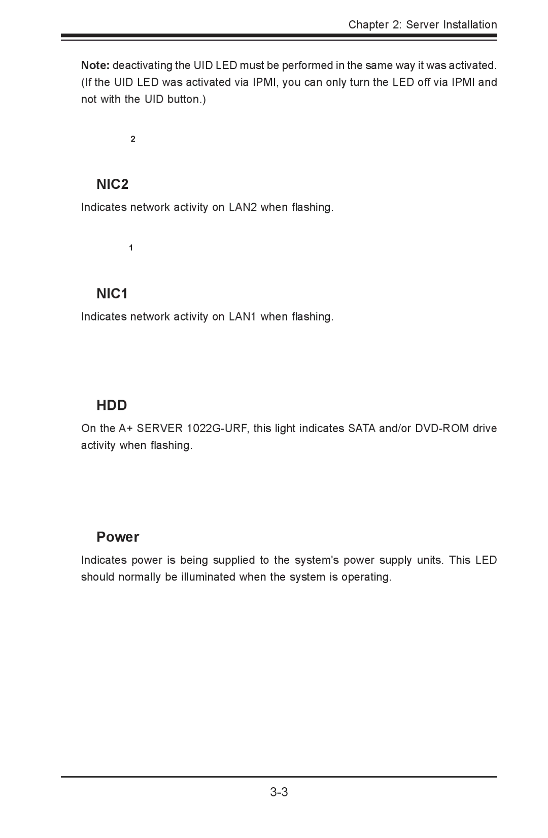 SUPER MICRO Computer 1022G-URF user manual NIC2 