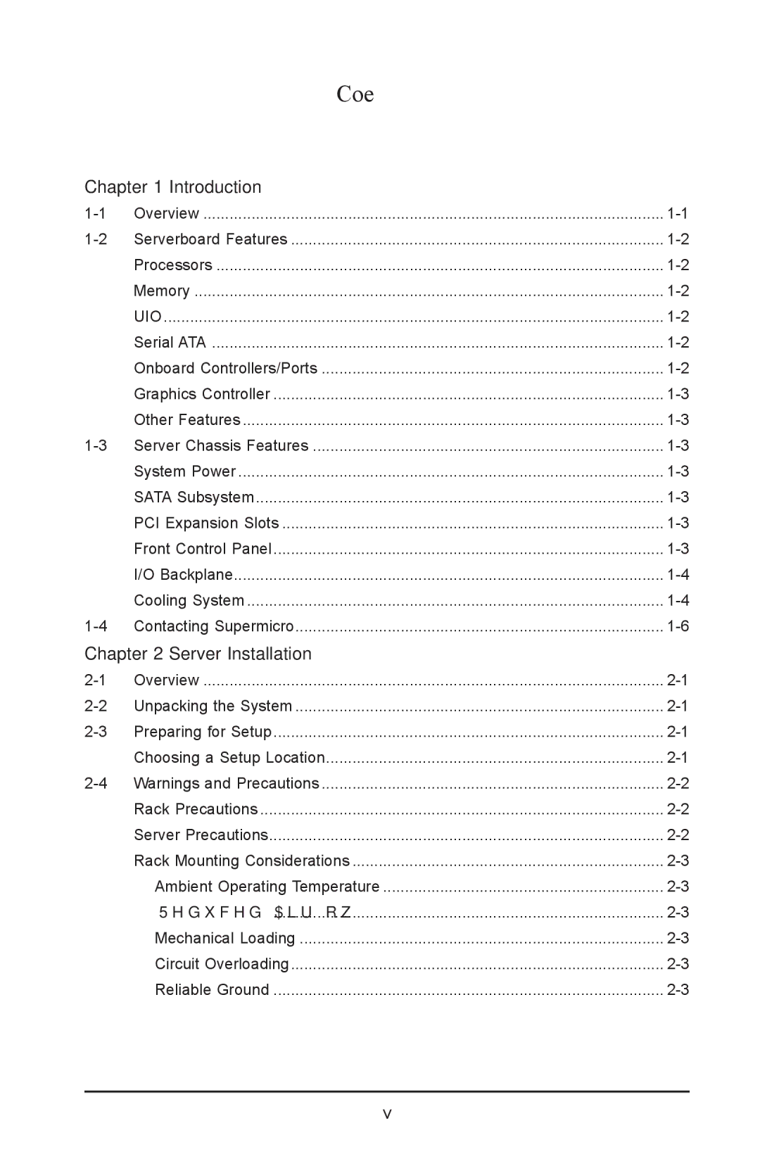 SUPER MICRO Computer 1022G-URF user manual Contents 