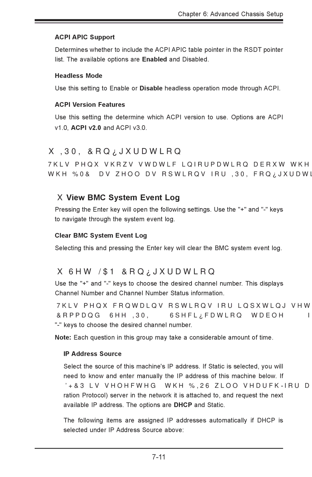 SUPER MICRO Computer 1022G-URF user manual  Ipmi Configuration,  View BMC System Event Log,  Set LAN Configuration 