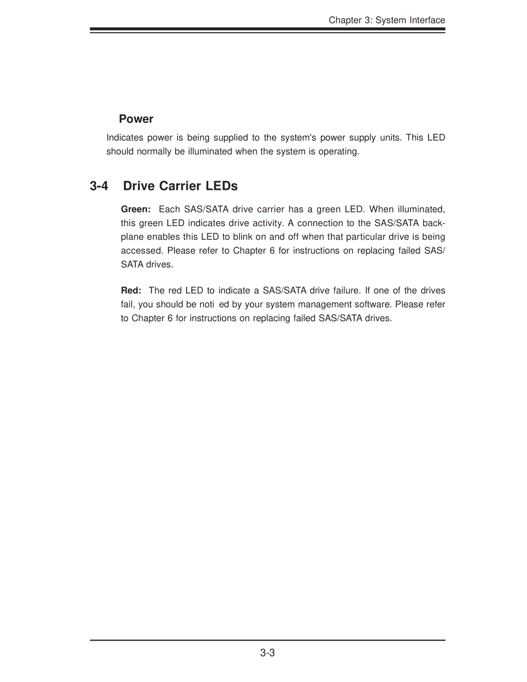 SUPER MICRO Computer 1.0a user manual Drive Carrier LEDs 