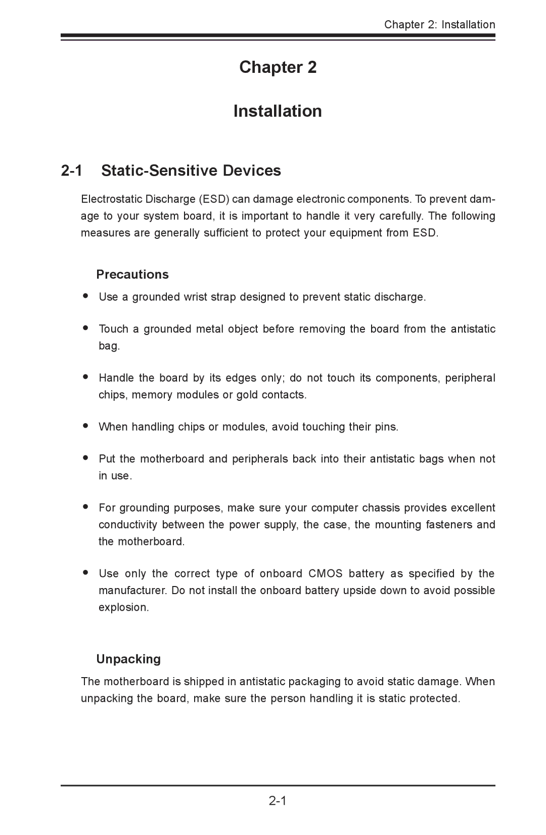 SUPER MICRO Computer 1.2b user manual 