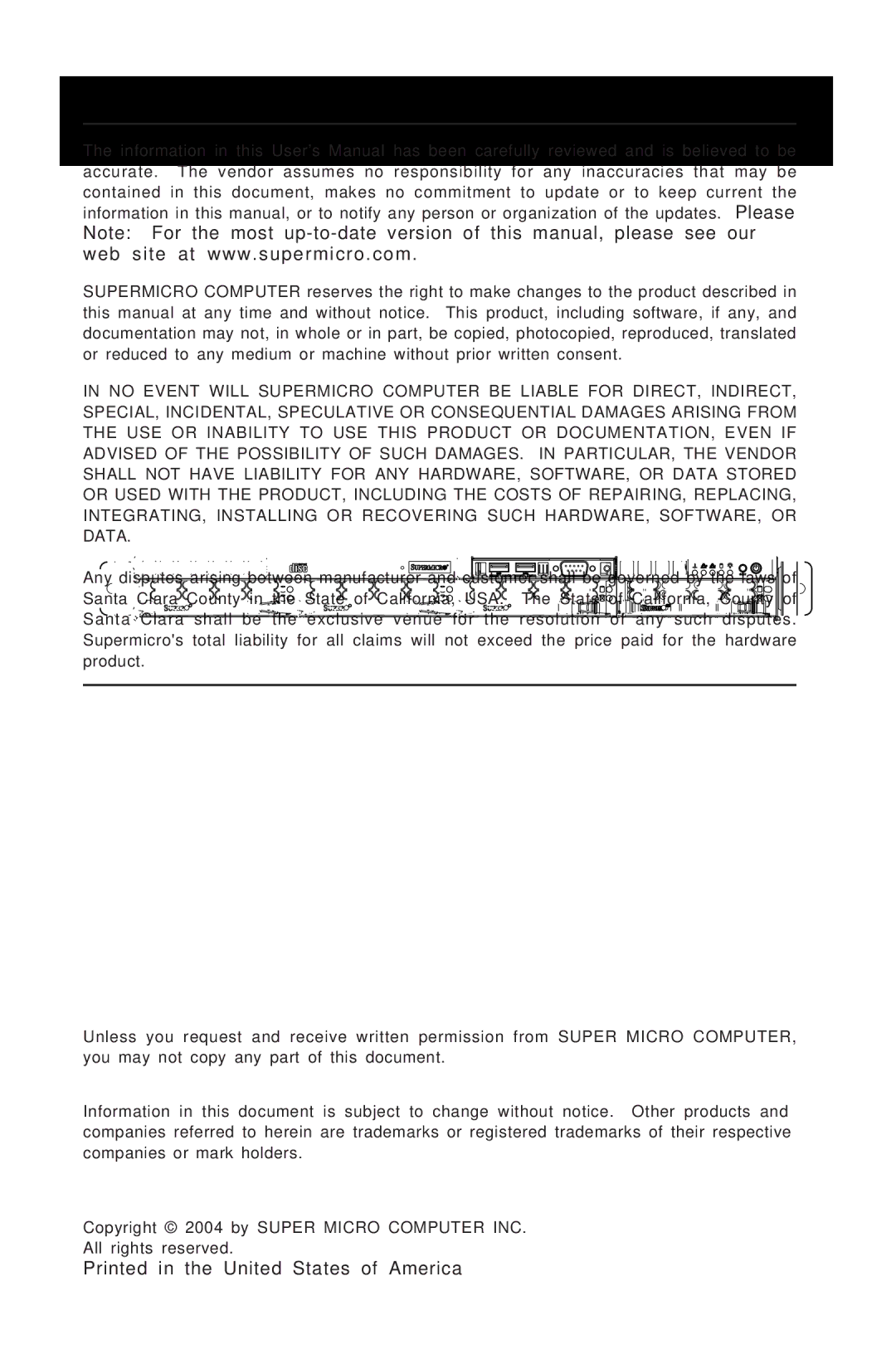 SUPER MICRO Computer 5013C-M8 user manual 