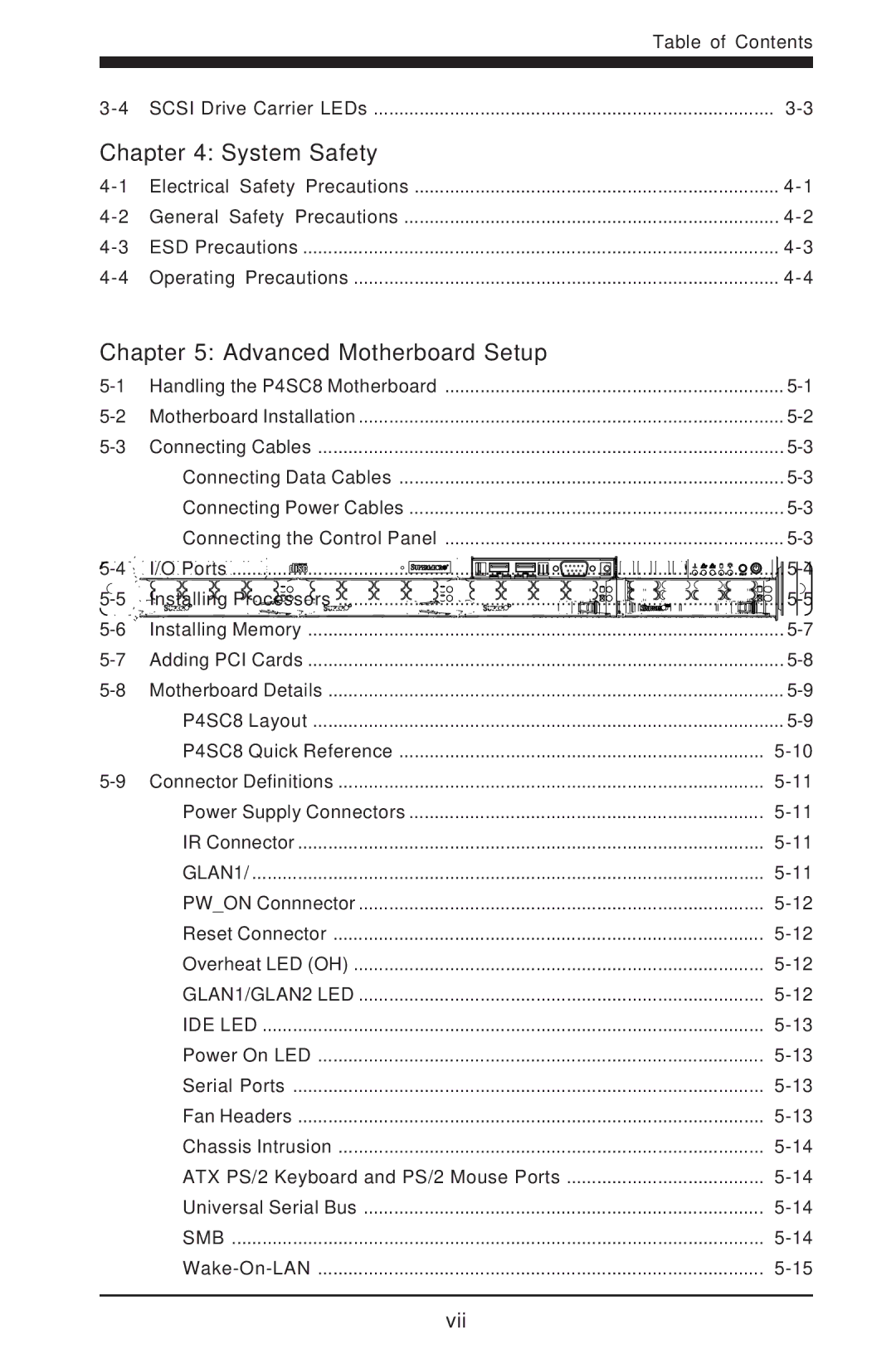 SUPER MICRO Computer 5013C-M8 user manual System Safety, Advanced Motherboard Setup 