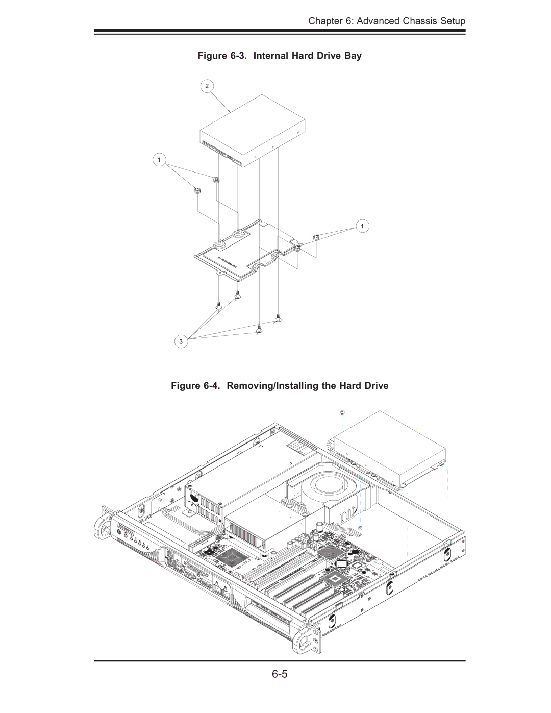 SUPER MICRO Computer 5014C-MF user manual Internal Hard Drive Bay 