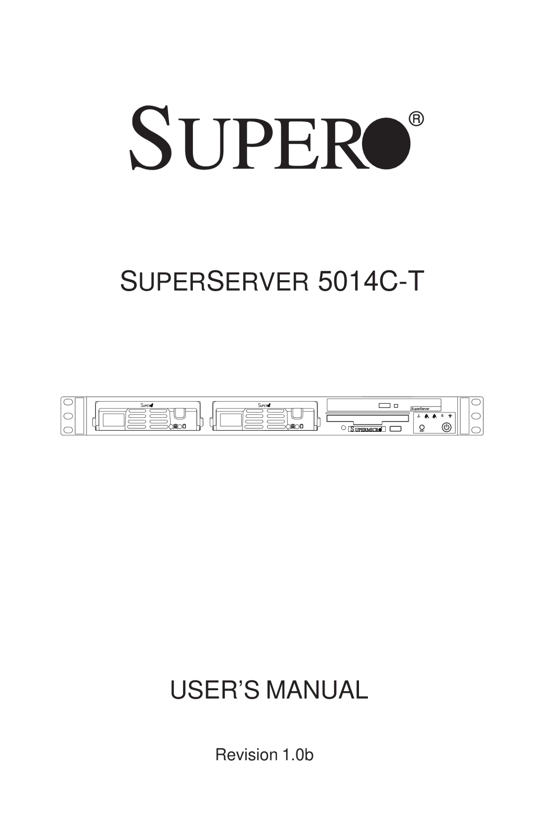 SUPER MICRO Computer 5014C-T manual Super 