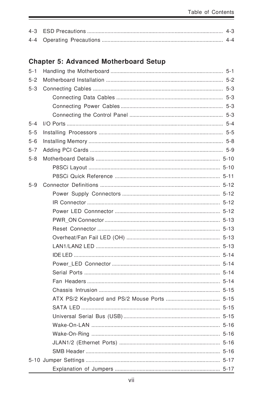 SUPER MICRO Computer 5014C-T manual Advanced Motherboard Setup, LAN1/LAN2 LED IDE LED 