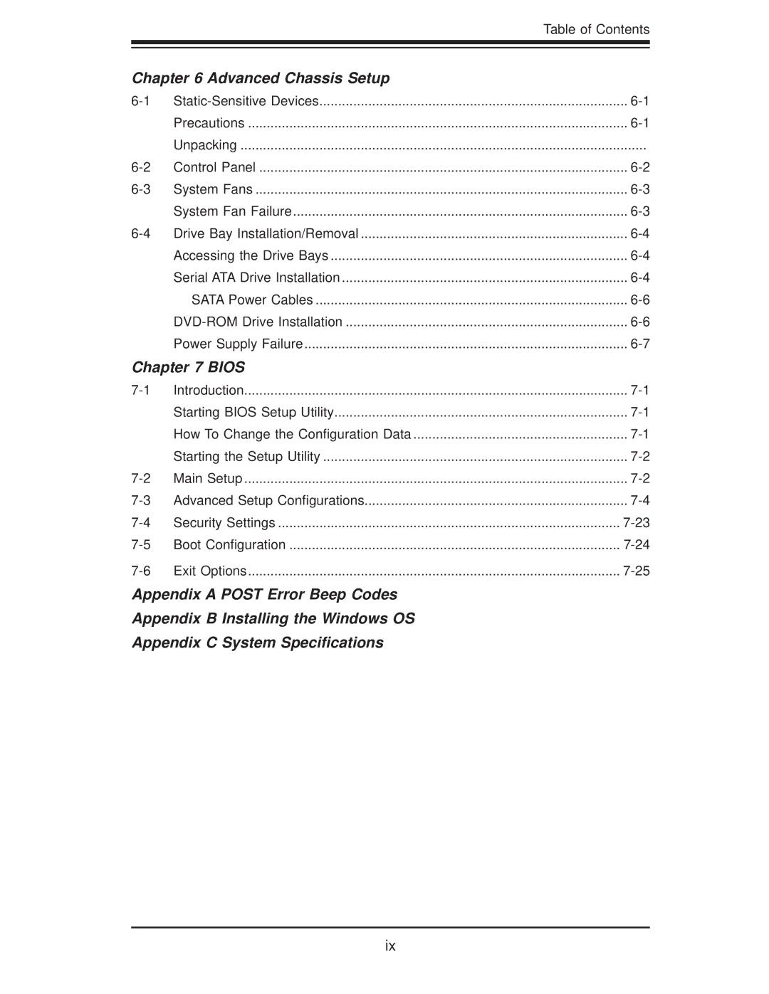 SUPER MICRO Computer 5016T-TB user manual Advanced Chassis Setup 