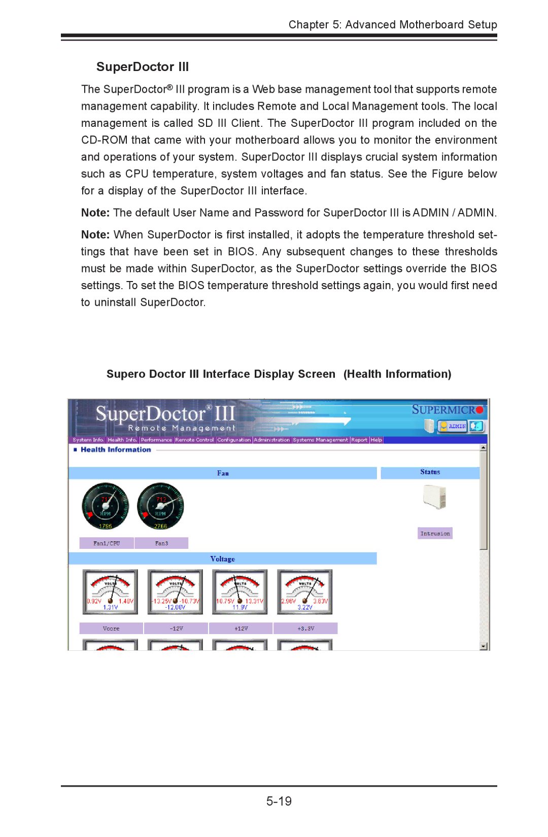 SUPER MICRO Computer 5017P-TF, 5017P-TLN4F user manual SuperDoctor 