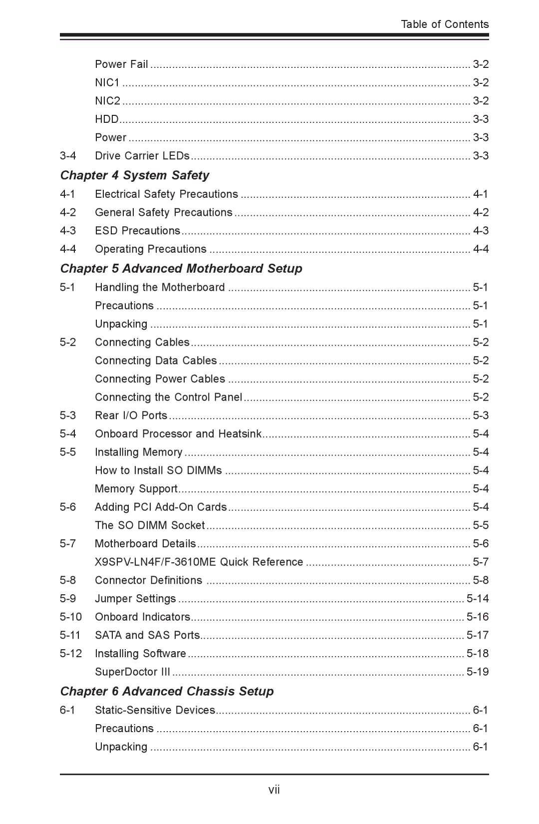 SUPER MICRO Computer 5017P-TF, 5017P-TLN4F user manual System Safety 