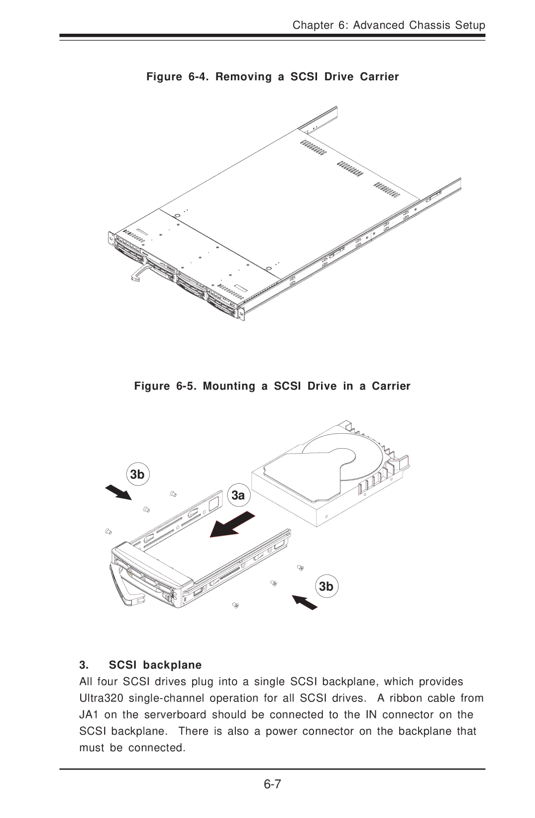 SUPER MICRO Computer 6014H-8 user manual Removing a Scsi Drive Carrier 