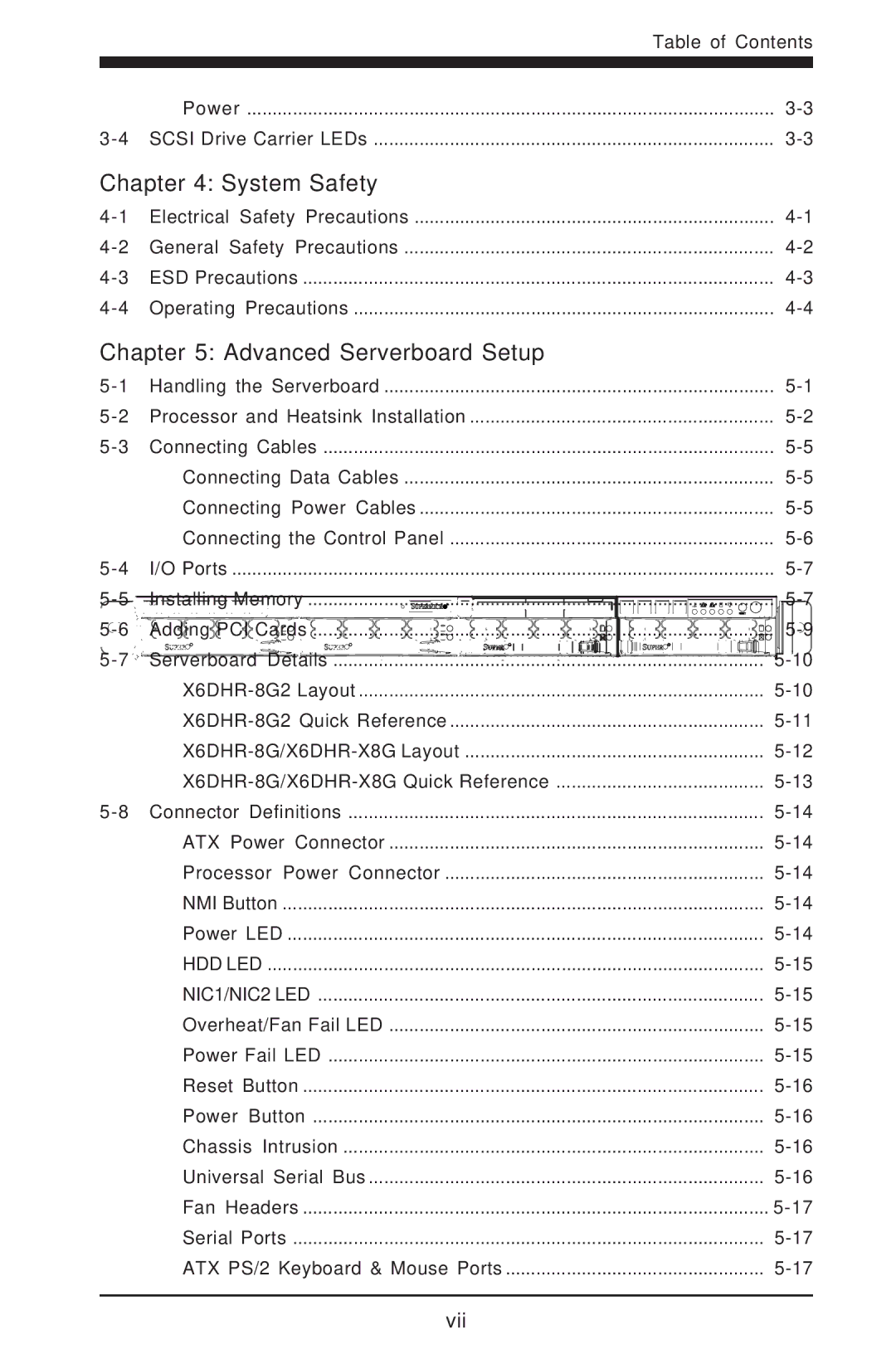 SUPER MICRO Computer 6014H-8 user manual System Safety, Advanced Serverboard Setup 