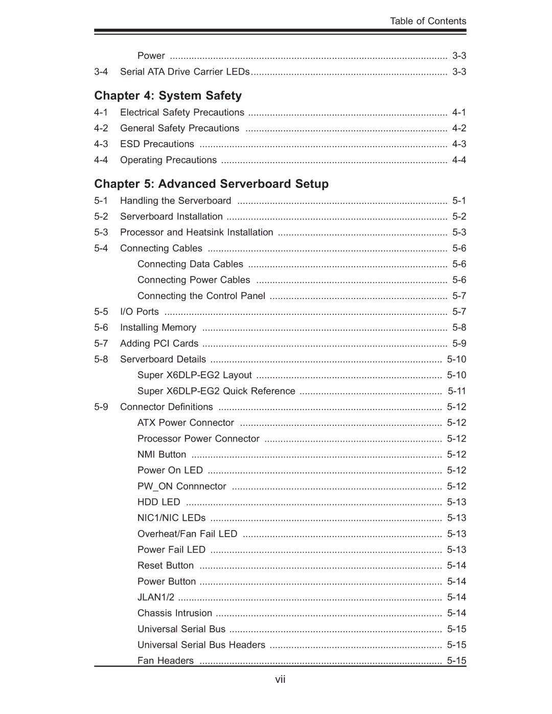 SUPER MICRO Computer 6014L-T user manual System Safety, Advanced Serverboard Setup 