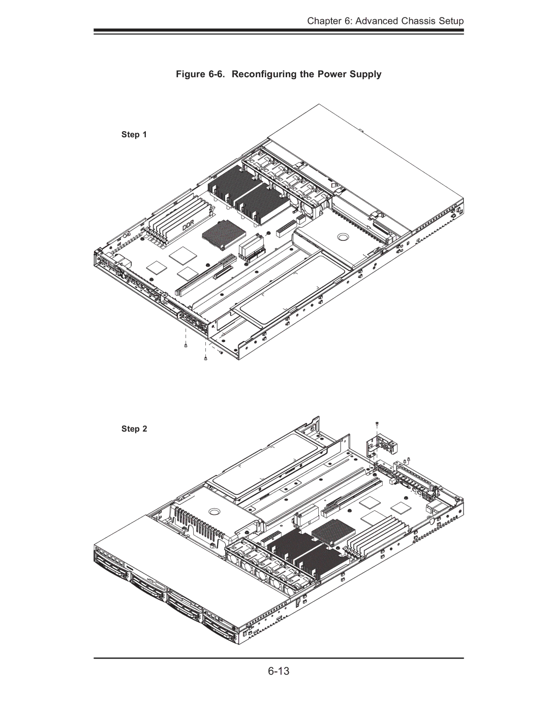 SUPER MICRO Computer 6014P-TR user manual Reconﬁguring the Power Supply 