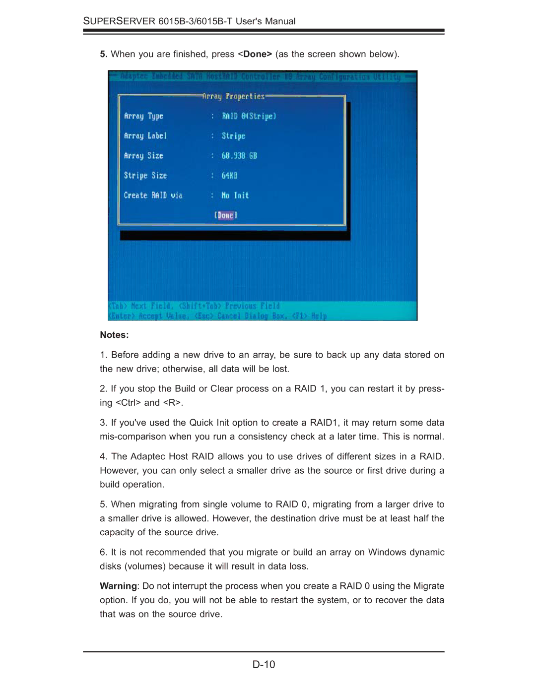 SUPER MICRO Computer 6015B-3, 6015B-T user manual 