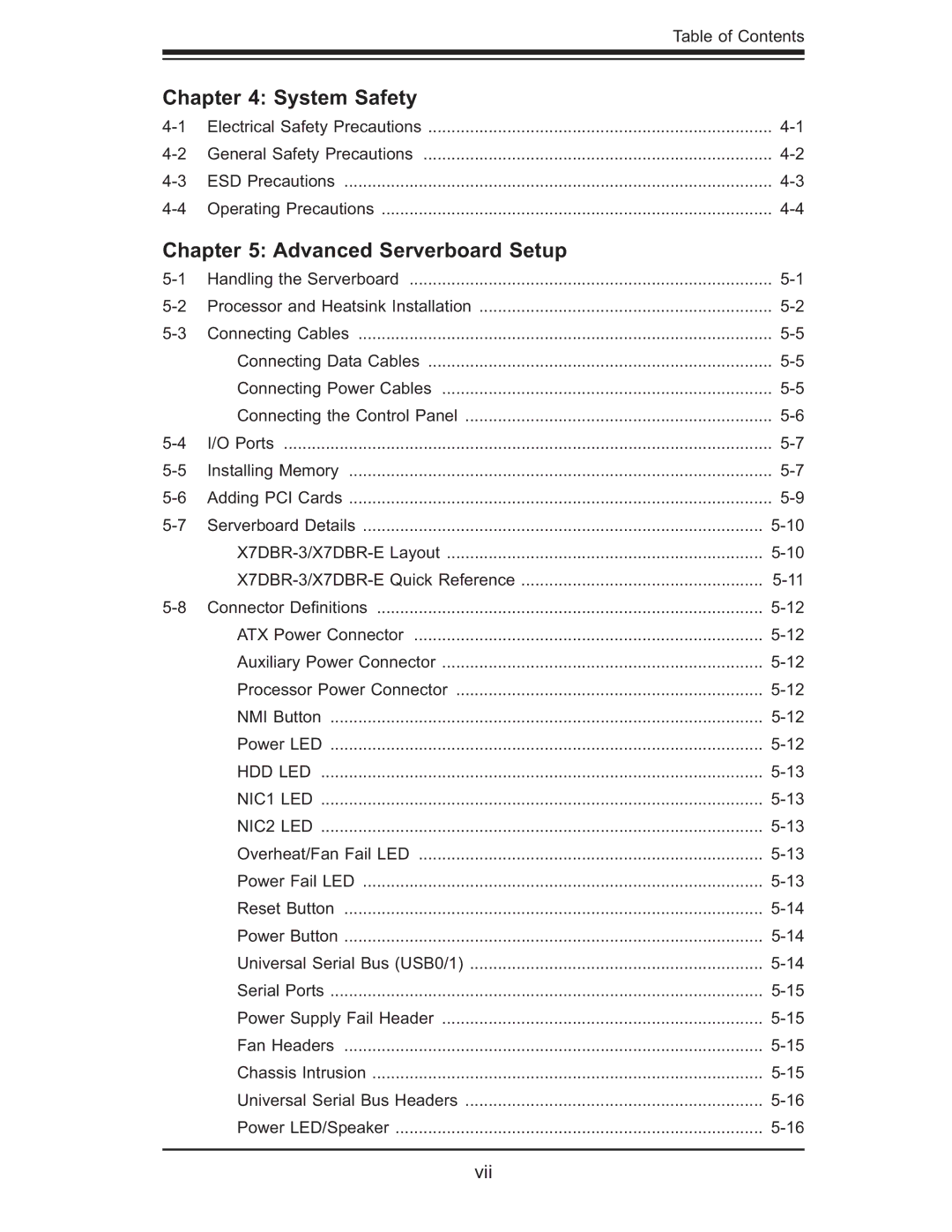 SUPER MICRO Computer 6015B-T, 6015B-3 user manual System Safety, Advanced Serverboard Setup 