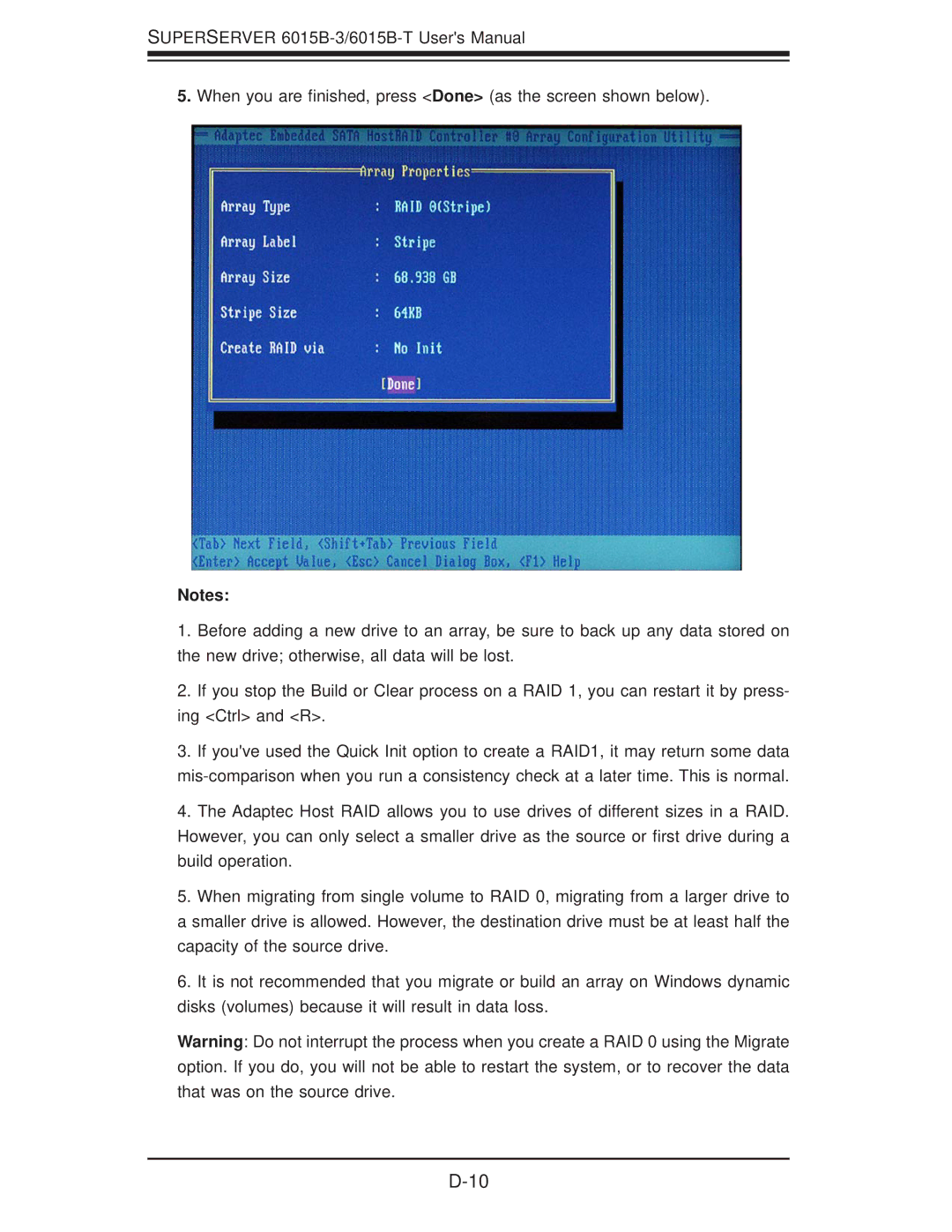 SUPER MICRO Computer 6015B-3, 6015B-T user manual 