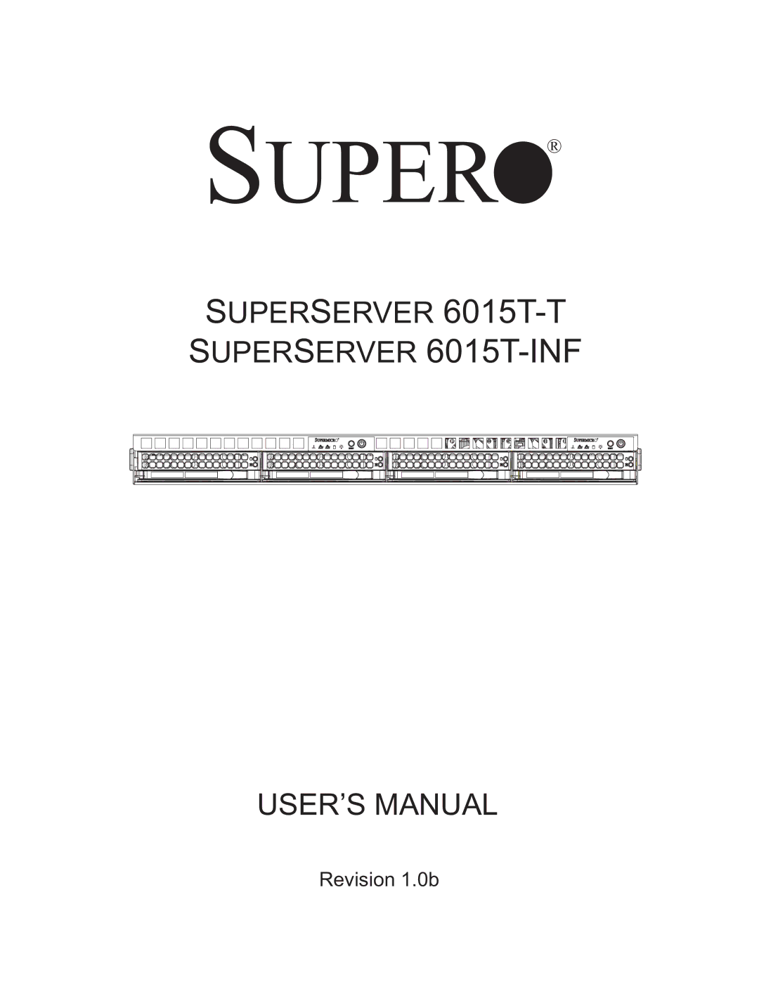 SUPER MICRO Computer 6015T-T, 6015T-INF manual Super 