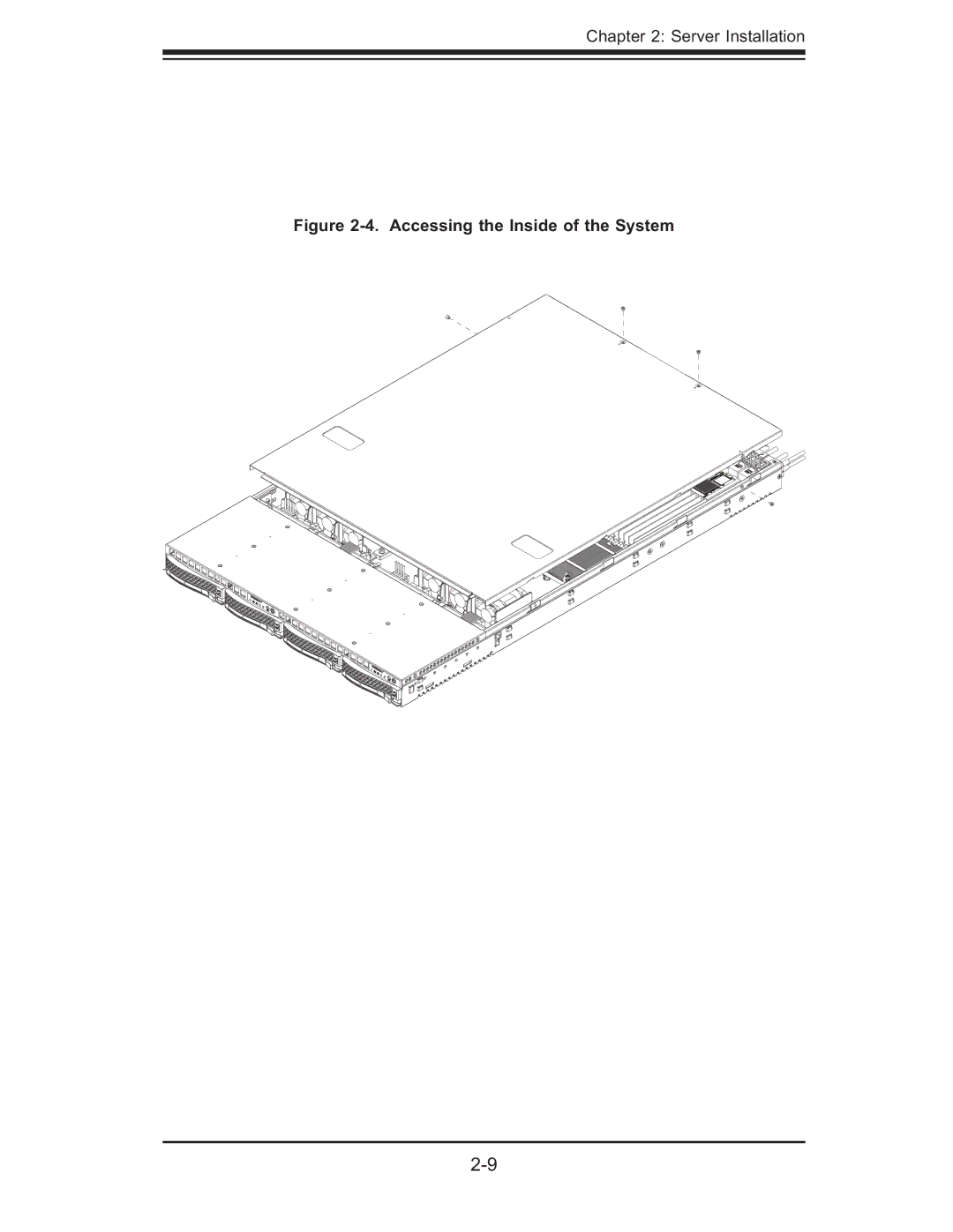 SUPER MICRO Computer 6015T-T, 6015T-INF manual Accessing the Inside of the System 